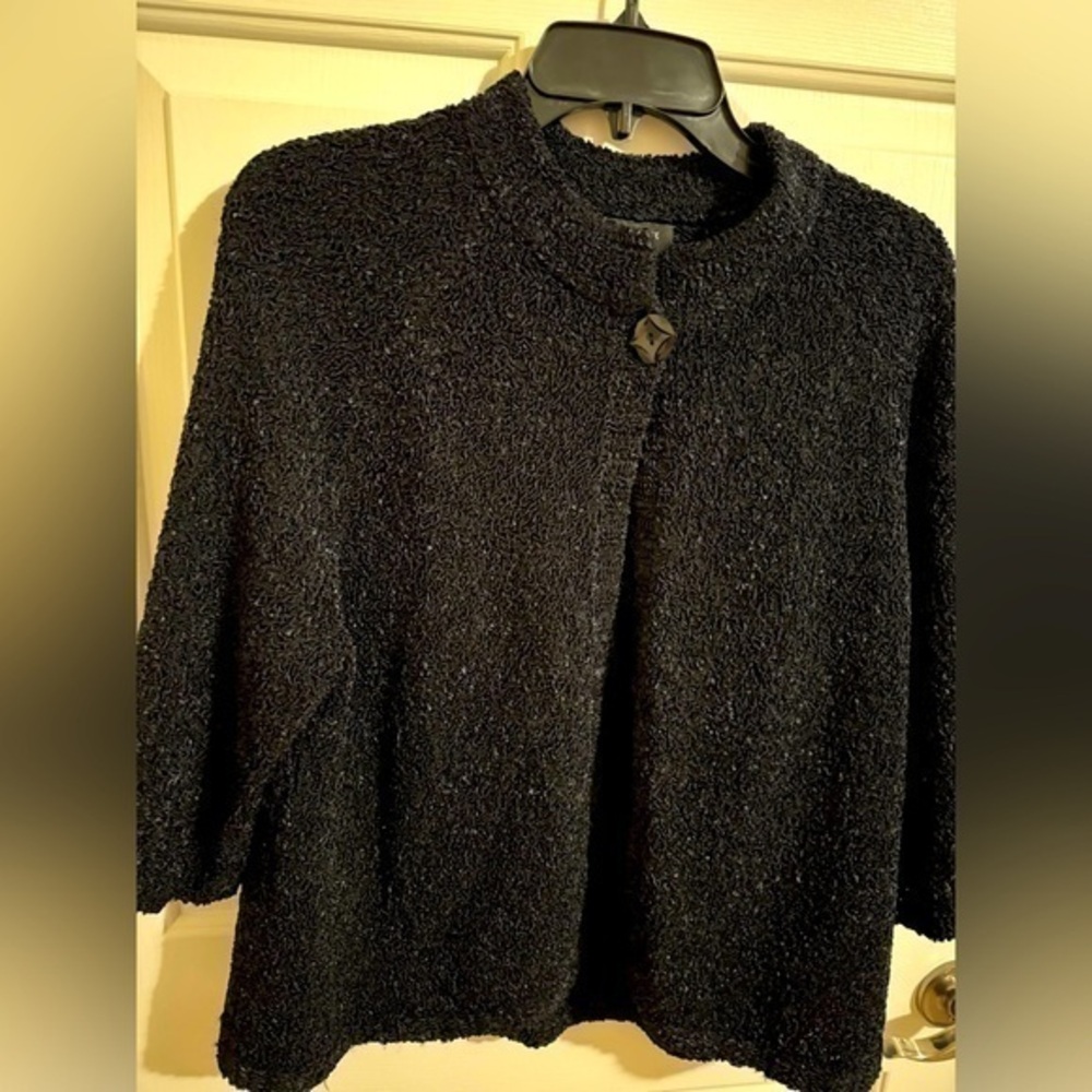 Jones New York stretchy one button cardigan